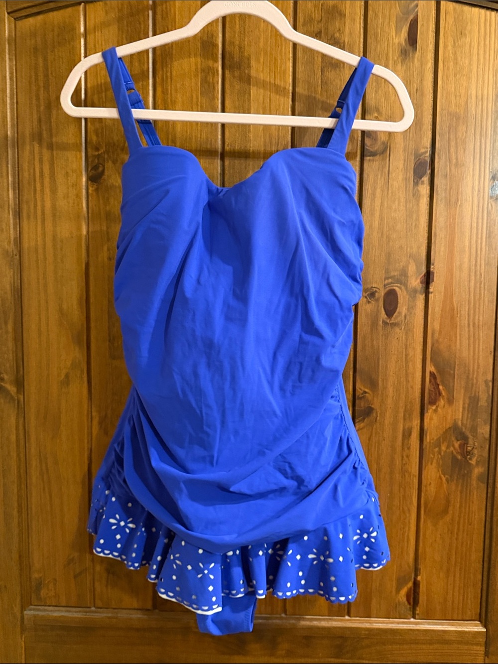 Profile By Gottex Royal Blue One-Piece Swim Dress
